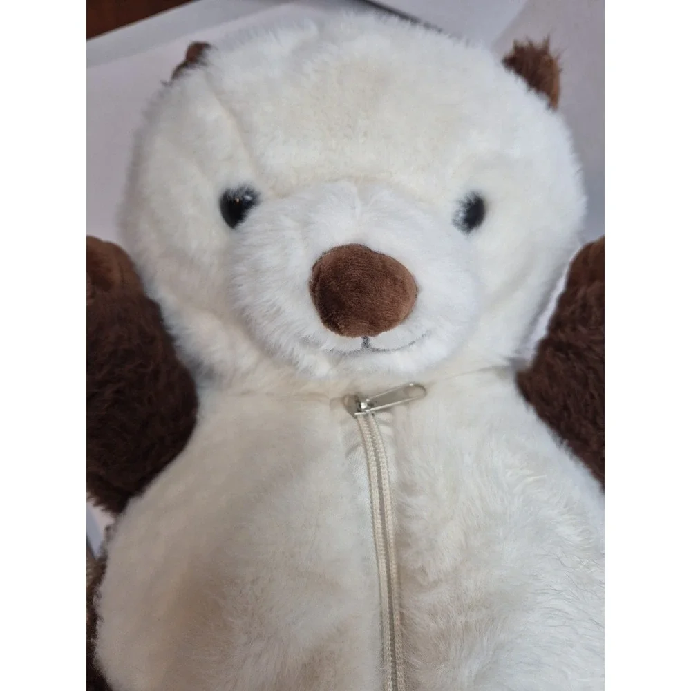 Vintage Sea Otter Plush with 3 Baby Pups Zipper Belly Stuffed Animal‎ Toy 16